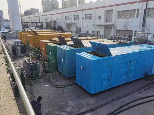 濮阳柴油发电机出租案例展示